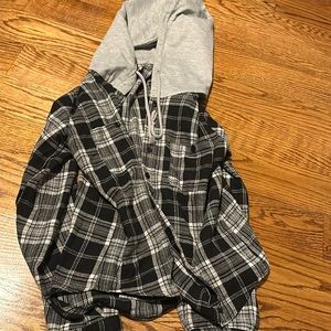 Hoodie flannel